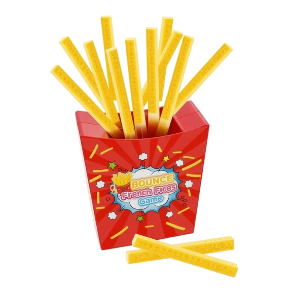 Party Favors for Student Kids Party Favors Party Favors Kids Small Plastic Container Pretend Play French Fries Bounce Game Interactive Desktop Play for Student Kitchen Small Party