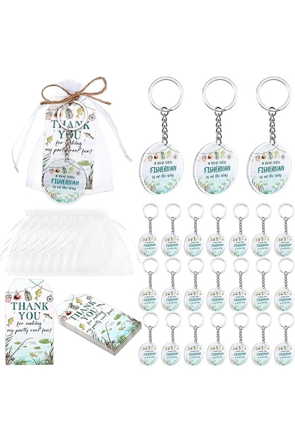 Party Favors Theme Baby-Shower Keychain Set