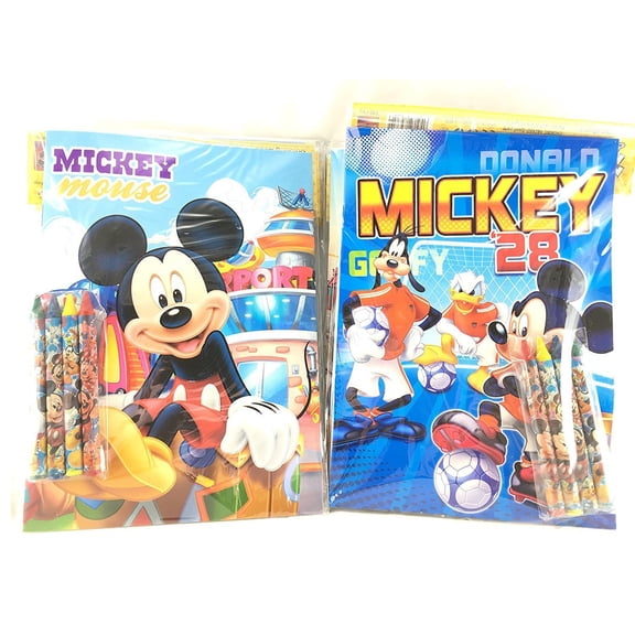 Party Favors Toy Story Coloring Book & Crayon Set 12 Pack ( Assorted Style)