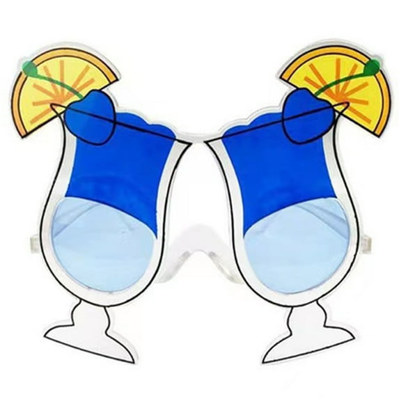 Party Funny Hawaiian Glasses Tropical Photo Prop Party-Favor Beach Party Supplies Decorations