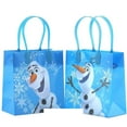 thumbnail image 1 of Party Fvors Disney Frozen Elsa, Anna & Olaf Gift Bag - 6" S Size (12 Packs), 1 of 1