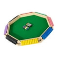 thumbnail image 1 of Party Game Accessory Including Wooden Flipping Board And 16 Color Dices For Group Fun And Social Gatherings, 1 of 9