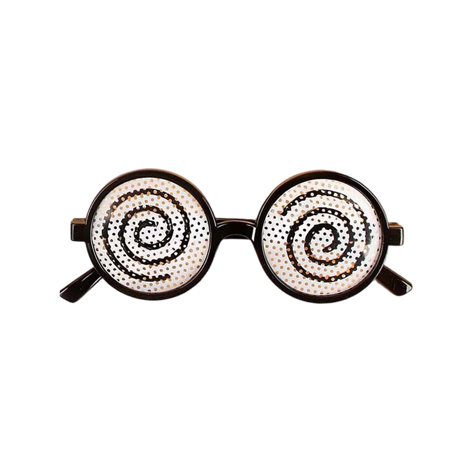 Party Glasses Round Spiral Dizziness Novelty Glasses Funny Photo Prop ...