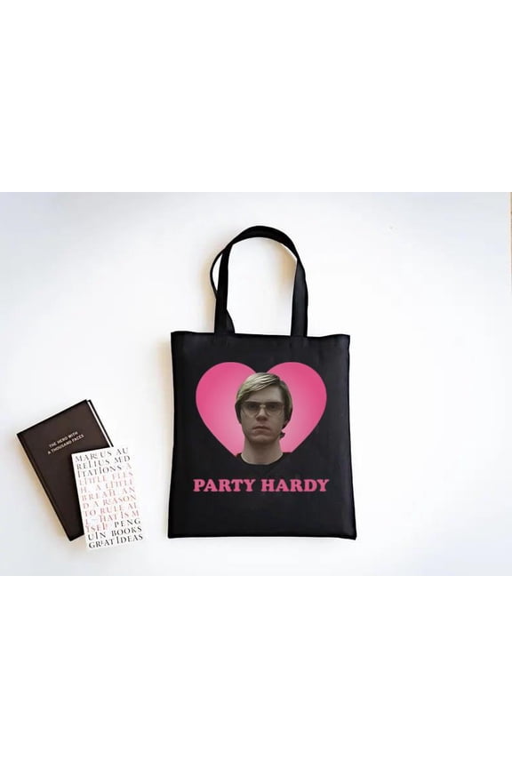 Party Hardy Tote Bag Funny Dahmer Inspired Graphic Statement, a gift just for you