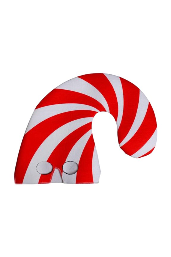 Party Hat Christmas Candy Cane Hat Costume Composite Cotton Material for Holiday Family Festive Events