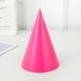 thumbnail image 1 of Party Hats for Birthday Celebrations Twenty Pieces Gold Foil Cone Hats for Kids and Adults with Elastic Strings for Festive Event Theme Occasions A242 Hot Pink, 1 of 9