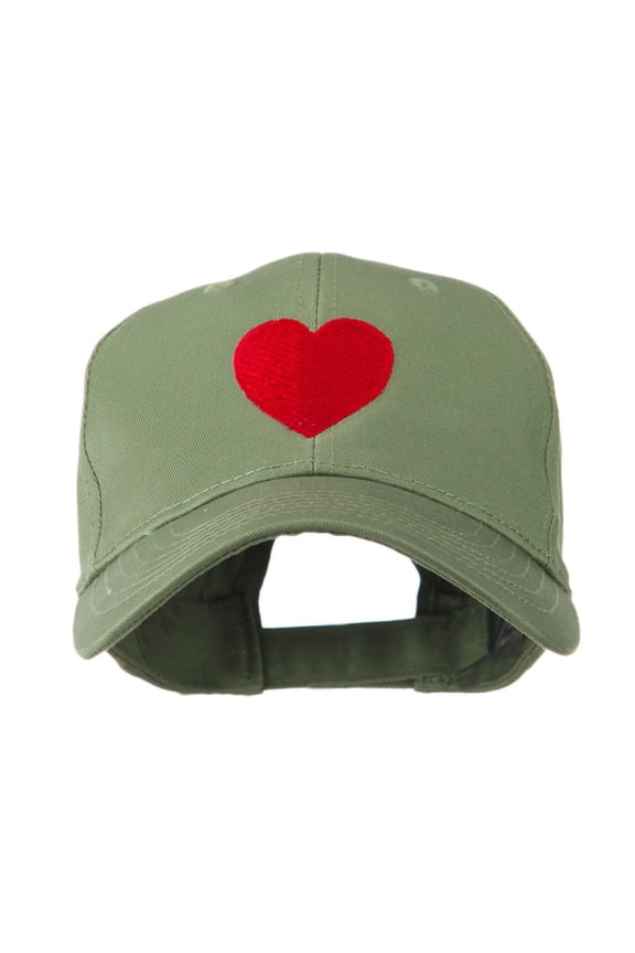 Party Heart Logo Embroidery Cap - Olive OSFM