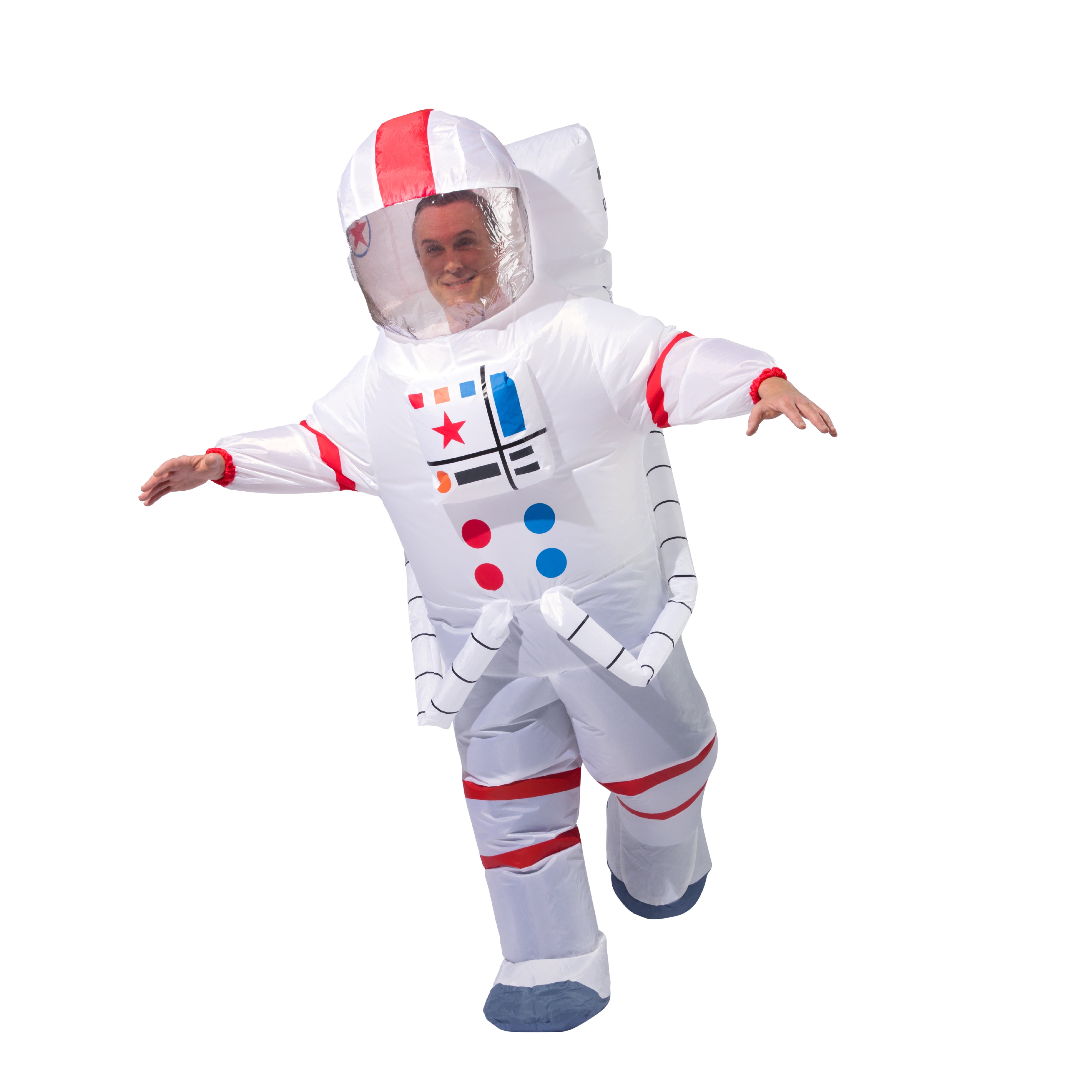 Party Hoot Inflatable Adult Astronaut Space Suit Costume Halloween Cosplay Dress-Up Unisex