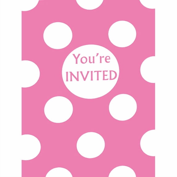 Party Invitations, 8-Pack