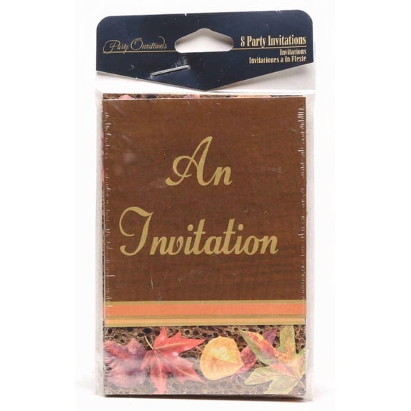 Party Invitations Thanksgiving Invitations, 8 Count