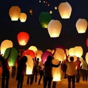 Party Lanterns Wish Paper Gift Wedding Lamp Degradable Candle Holiday