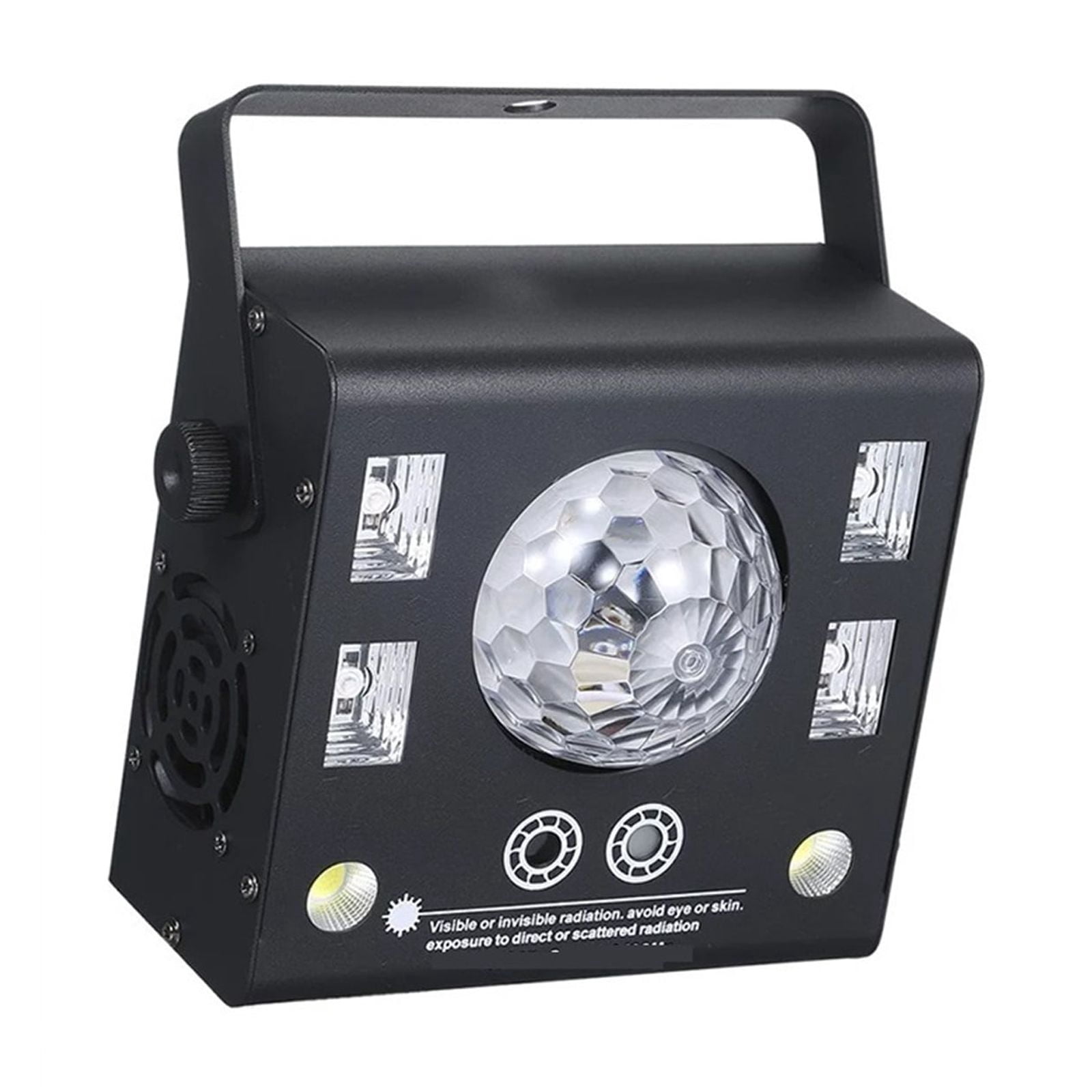 Party Light 50W 4in1 Controller Strobe Magic Ball UV Black Stage Lighting Effect For DJ Disco Holiday Wedding Bar KTV ,Easy to Install