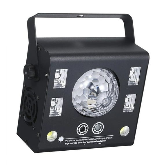 Party Light 50W 4in1 Controller Strobe Magic Ball UV Black Stage Lighting Effect For DJ Disco Holiday Wedding Bar KTV ,Easy to Install