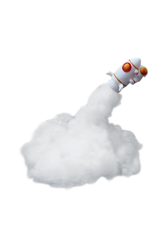 Party Light-Up Decoration - Party Headband - Diy Material Pack Creative Rocket Nightlight Decoration Decoration Decoration Decoration Decoration - 1X Set of Rocket Model