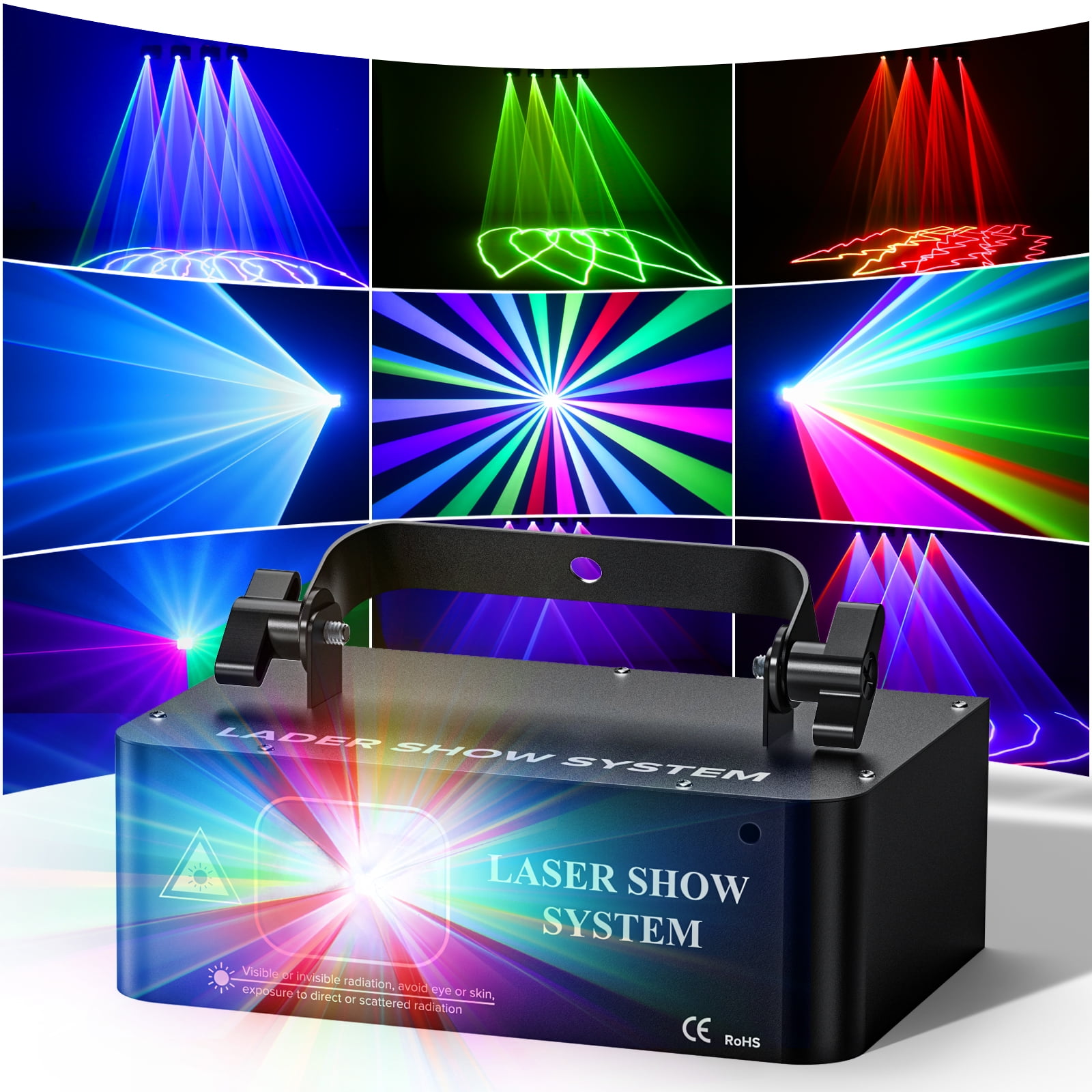Party Lights DJ Disco Lights LED Indoor Stage Lights RGB Scanner Beam