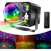 Party Lights Disco Ball Light, Multicolor LED Stage Strobe Lights Sound Activated with Remote, Stage Light Dance Parties Decorations Lights, Dj Lights for Parties Holiday Christmas Home Decor