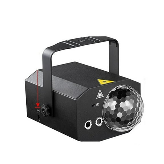Party Lights Dj Disco Ball Light Pattern Projector Sound Activated Dance Birthday Bar Christmas Wedding Decoration ,Easy to Install