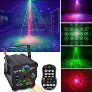 Dj Disco Party Lights Strobe Laser Light  RGB Projector with Remote Control for Karaoke Pub Bar Dance Gift