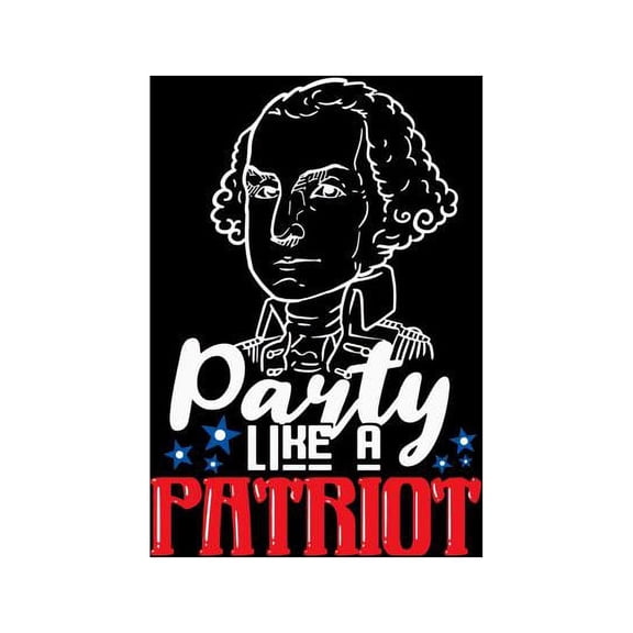 Party Like A Patriot : 120 Pages I 6x9 I Dot Grid I Funny 4th Of July, Patriotic, Liberty & 1776 Gifts (Paperback)
