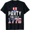 thumbnail image 1 of Party Like It Is 1776 4th of July America Independence Day T-Shirt, 1 of 3