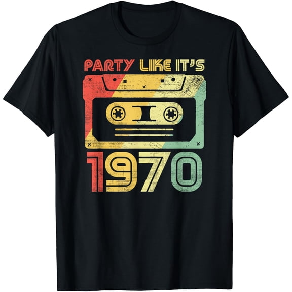 Party Like It's 1970 Retro 70s Party Outfit Costume Tee T-Shirt mens t shirt，black，women，funny，misfits，men，journey，t-shirt