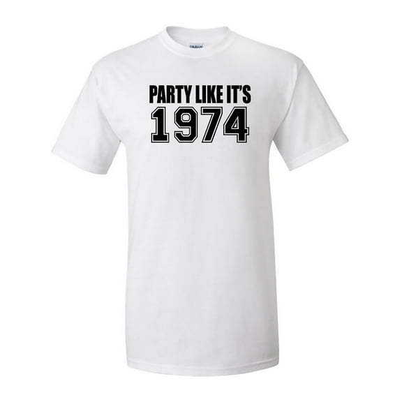 Party Like It's 1974 Adult Short Sleeve T-shirt