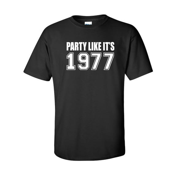 Party Like It's 1977 Adult Short Sleeve T-shirt