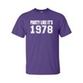 thumbnail image 1 of Party Like It's 1978 Adult Short Sleeve T-shirt, 1 of 4
