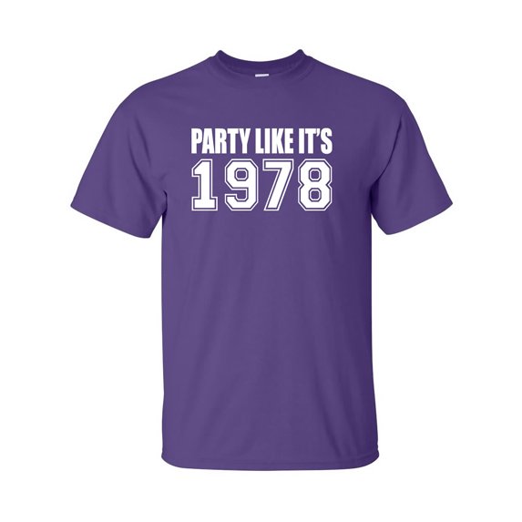 Party Like It's 1978 Adult Short Sleeve T-shirt