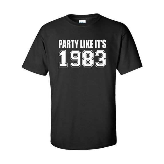 Party Like It's 1983 Adult Short Sleeve T-shirt