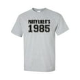 thumbnail image 1 of Party Like It's 1985 Adult Short Sleeve T-shirt, 1 of 4