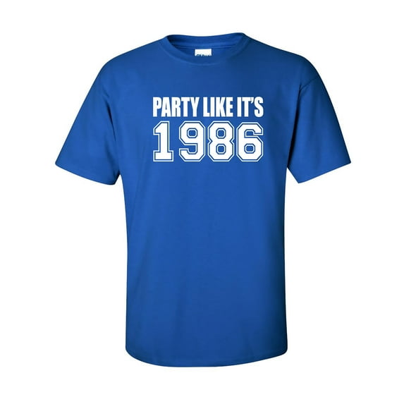 Party Like It's 1986 Adult Short Sleeve T-shirt