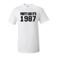 thumbnail image 1 of Party Like It's 1987 Adult Short Sleeve T-shirt, 1 of 4