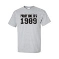thumbnail image 1 of Party Like It's 1989 Adult Short Sleeve T-shirt, 1 of 4