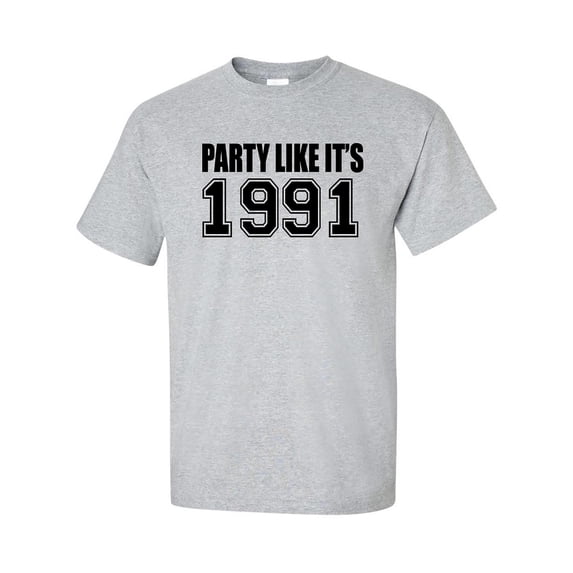 Party Like It's 1991 Adult Short Sleeve T-shirt