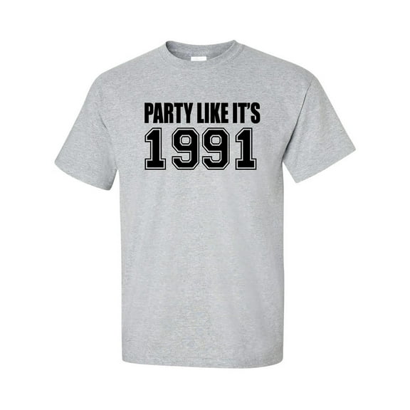 Party Like It's 1991 Adult Short Sleeve T-shirt
