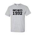 thumbnail image 1 of Party Like It's 1992 Adult Short Sleeve T-shirt, 1 of 4