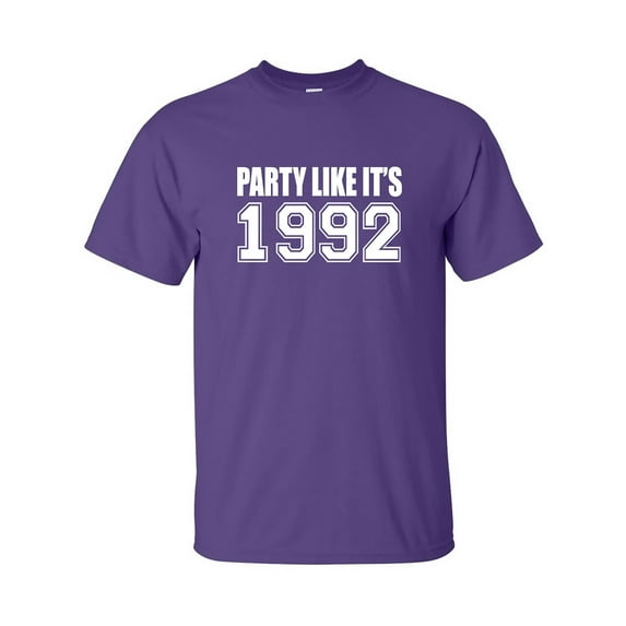 Party Like It's 1992 Adult Short Sleeve T-shirt