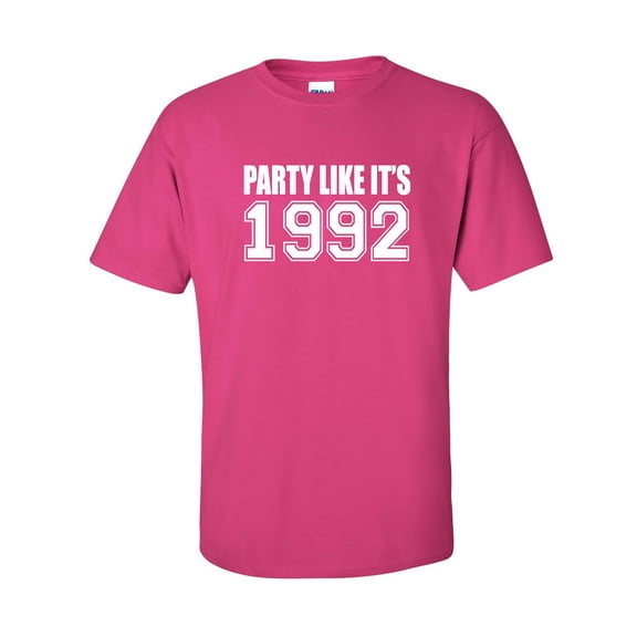 Party Like It's 1992 Adult Short Sleeve T-shirt