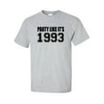 thumbnail image 1 of Party Like It's 1993 Adult Short Sleeve T-shirt, 1 of 4