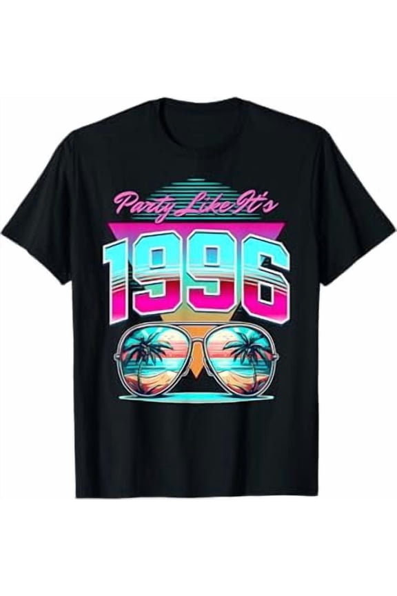 Party Like It's 1996, Throwback Vintage 90s Theme T-Shirt