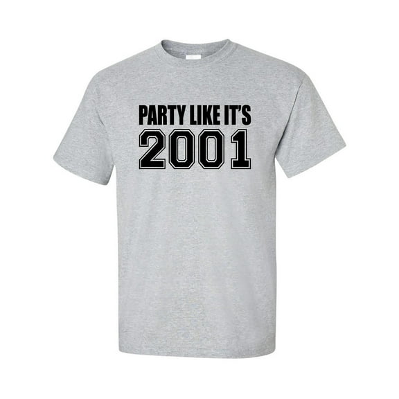 Party Like It's 2001 Adult Short Sleeve T-shirt