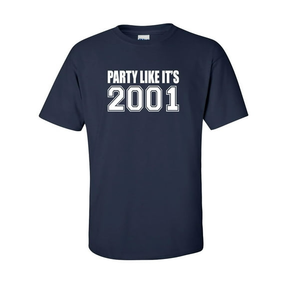 Party Like It's 2001 Adult Short Sleeve T-shirt