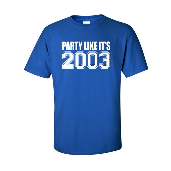 Party Like It's 2003 Adult Short Sleeve T-shirt