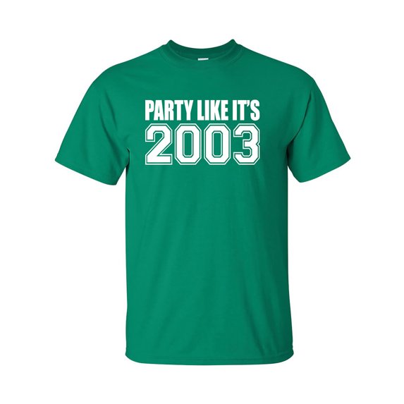 Party Like It's 2003 Adult Short Sleeve T-shirt