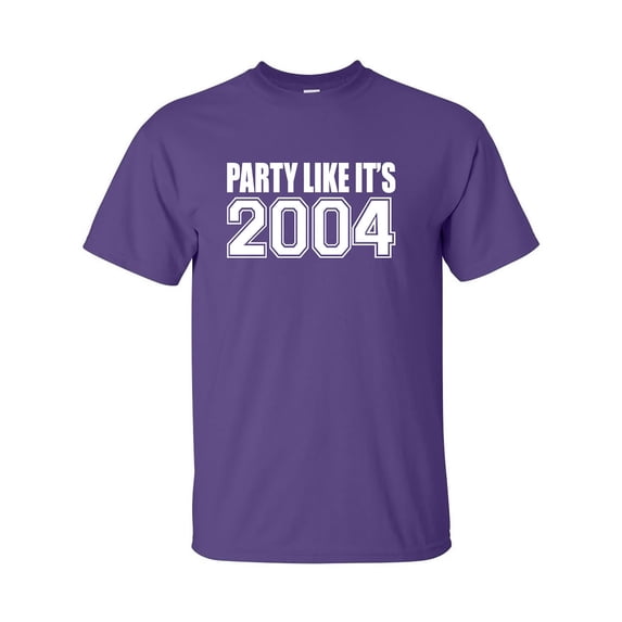 Party Like It's 2004 Adult Short Sleeve T-shirt