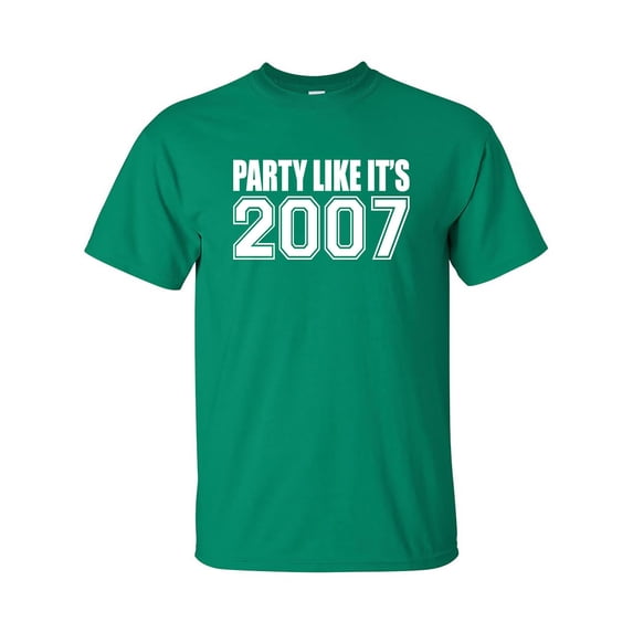 Party Like It's 2007 Adult Short Sleeve T-shirt