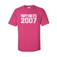 thumbnail image 1 of Party Like It's 2007 Adult Short Sleeve T-shirt, 1 of 4