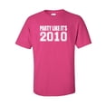 thumbnail image 1 of Party Like It's 2010 Adult Short Sleeve T-shirt, 1 of 4