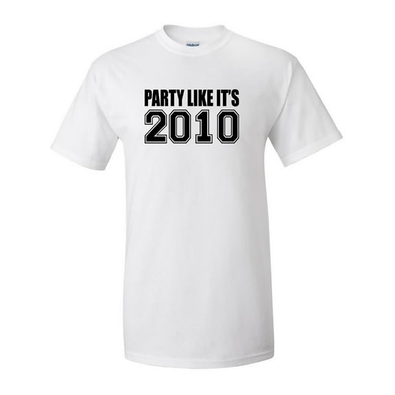 Party Like It's 2010 Adult Short Sleeve T-shirt